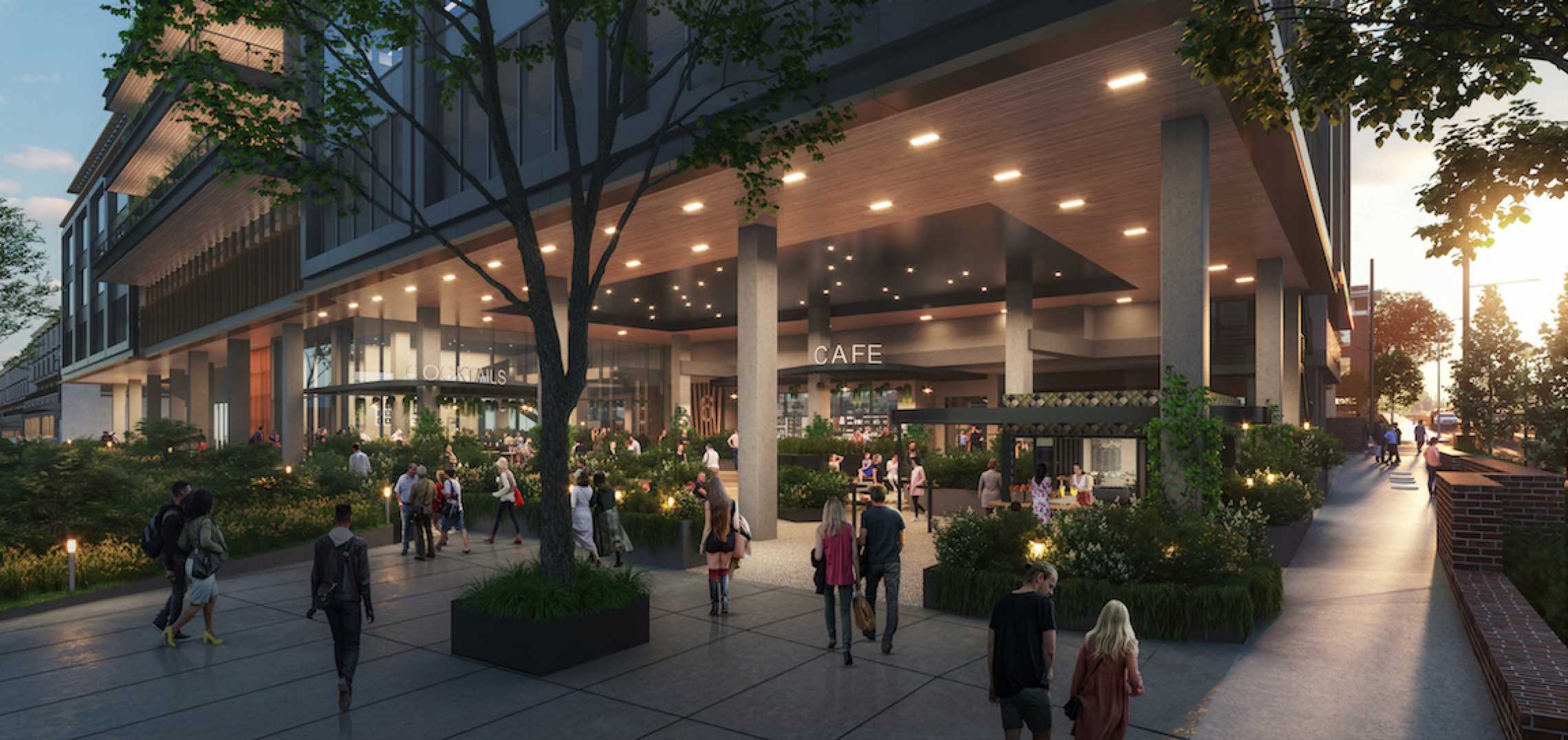 Fresh images Portman's Junction Krog District topping out this week Urbanize Atlanta